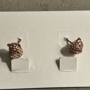 Kate Spade Pink Pig Stud Earrings